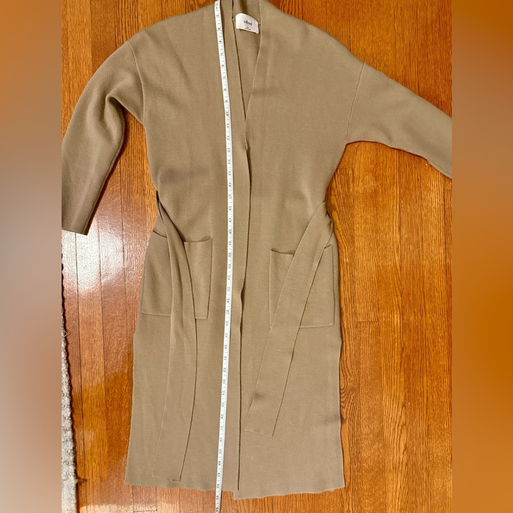Wilfred Cozy Tan Long Sleeve Dress - Picture 11 of 14
